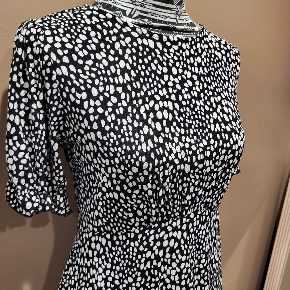 Black and White Polka Dot Dress *3/$30 Sale*